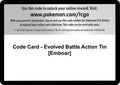 Image for Code Card - Evolved Battle Action Tin [Emboar] (EPO) - Pokemon