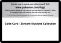 Image for Code Card - Zoroark-Illusions Collection (EPO) - Pokemon