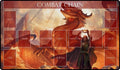 Image for GamerMats Playmat - Red Mage Flesh and Blood Compatible Zone Mat (Premium White Stitched) - Playmats