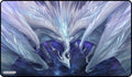 Image for GamerMats Playmat - White Crystal Dragon - Playmats