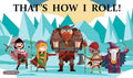 Image for GamerMats Playmat - That's How I Roll! (Premium Black Stitched) - Playmats
