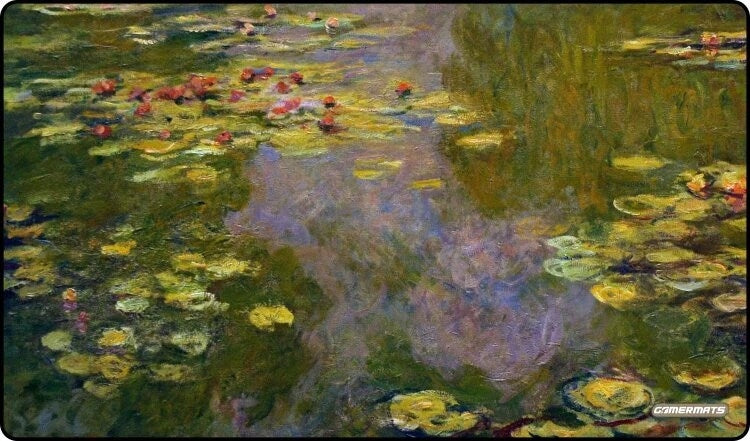 Image for GamerMats Playmat - Water Lilies (Premium Black Stitched) - Playmats