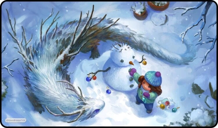 Image for GamerMats Playmat - Do You Wanna Build a Snowman (Premium Black Stitched) - Playmats
