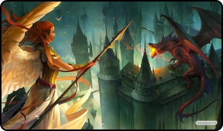 Image for GamerMats Playmat - Protect the Castle (Premium Black Stitched) - Playmats