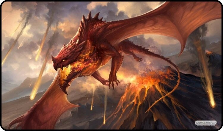 Image for GamerMats Playmat - Mountain Guardian (Premium White Stitched) - Playmats