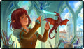Image for GamerMats Playmat - Dragon Glass Blower (Premium White Stitched) - Playmats