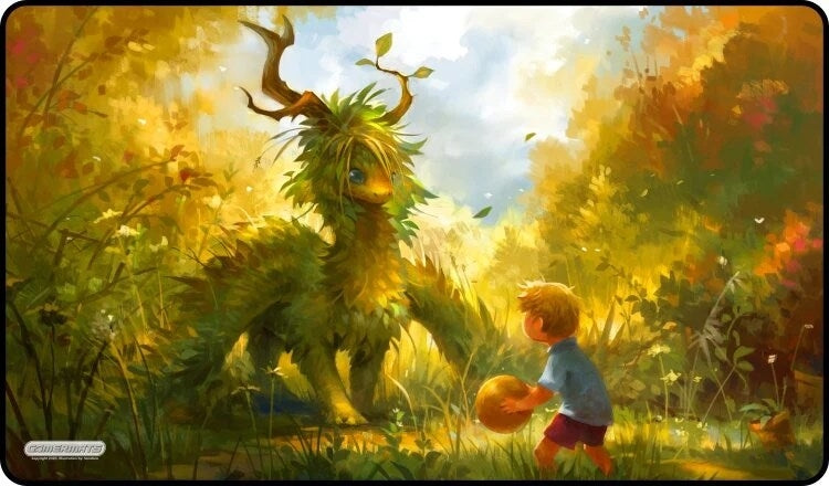 Image for GamerMats Playmat - Dragon, Ball and Boy (Premium Black Stitched) - Playmats