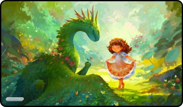 Image for GamerMats Playmat - A Dragon and a Curtsy - Playmats