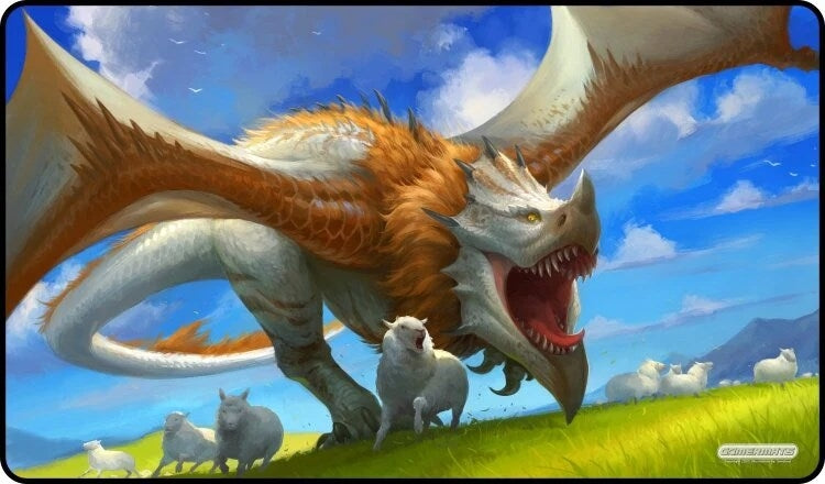 Image for GamerMats Playmat - Chasing Sheep (Premium Black Stitched) - Playmats
