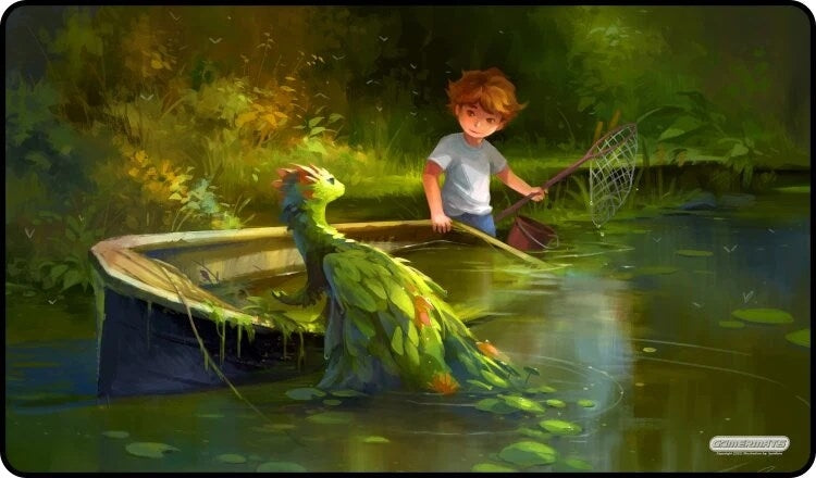 Image for GamerMats Playmat - Catch of the Day (Premium Black Stitched) - Playmats