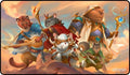 Image for GamerMats Playmat - Animal Raiding Party (Premium Black Stitched) - Playmats