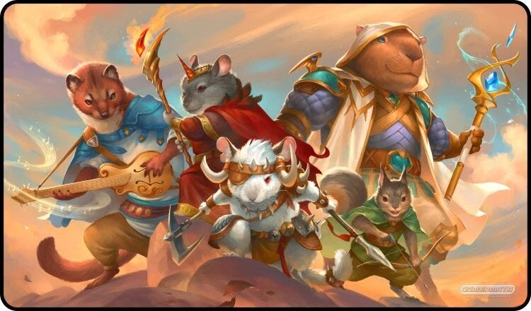 Image for GamerMats Playmat - Animal Raiding Party (Premium White Stitched) - Playmats