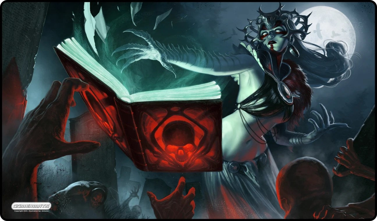 Image for GamerMats Playmat - Raise the Dead (Premium Black Stitched) - Playmats