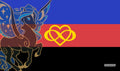 Image for GamerMats Playmat - Polyamorous Unicorn Flag (Premium White Stitched) - Playmats