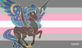 Image for GamerMats Playmat - Demigirl Unicorn Flag - Playmats