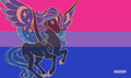 Image for GamerMats Playmat - Bisexual Unicorn Flag - Playmats