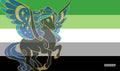 Image for GamerMats Playmat - Aromantic Unicorn Flag - Playmats