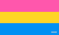 Image for GamerMats Playmat - Pansexual Pride Flag (Premium White Stitched) - Playmats