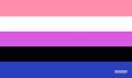 Image for GamerMats Playmat - Genderfluid Flag - Playmats