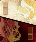 Image for GamerMats Playmat - White Red Dragon 2-Player XL Playmat (Magic Compatible) - Playmats