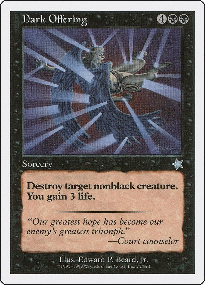 Image for Dark Offering (75) (Starter 1999) - Magic: The Gathering