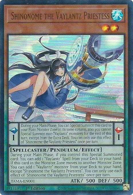 Image for Shinonome the Vaylantz Priestess (TAMA-EN001) (TAMA) - YuGiOh