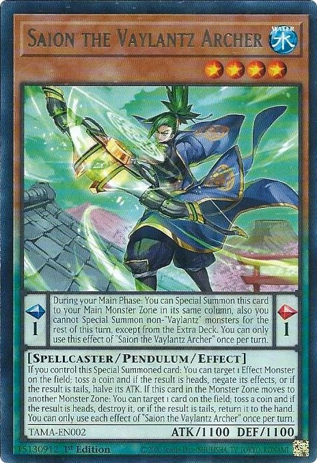 Image for Saion the Vaylantz Archer (TAMA-EN002) (TAMA) - YuGiOh