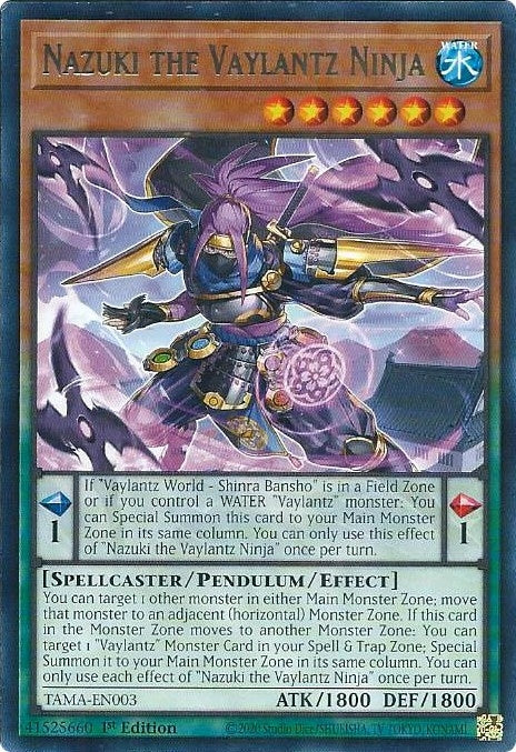 Image for Nazuki the Vaylantz Ninja (TAMA-EN003) (TAMA) - YuGiOh