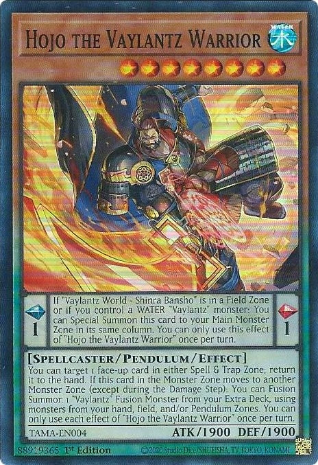Image for Hojo the Vaylantz Warrior (TAMA-EN004) (TAMA) - YuGiOh