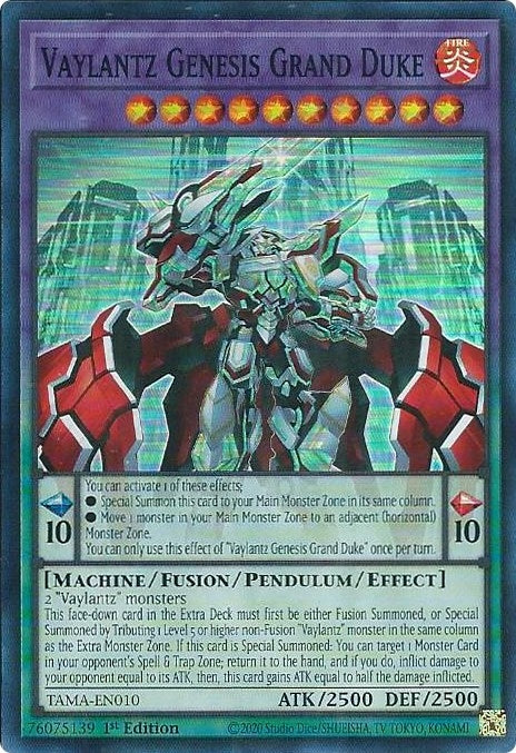 Image for Vaylantz Genesis Grand Duke (TAMA-EN010) (TAMA) - YuGiOh