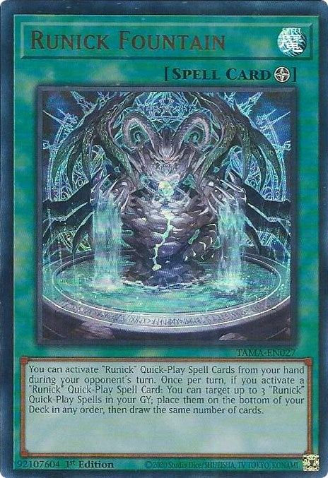 Image for Runick Fountain (TAMA-EN027) (TAMA) - YuGiOh
