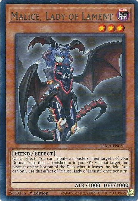 Image for Malice, Lady of Lament (TAMA-EN051) (TAMA) - YuGiOh