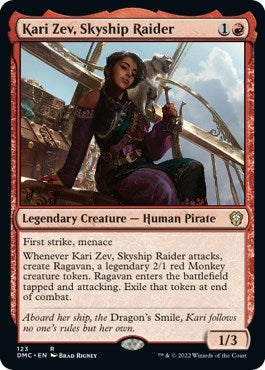 Image for Kari Zev, Skyship Raider (123) (Dominaria United) - Magic: The Gathering