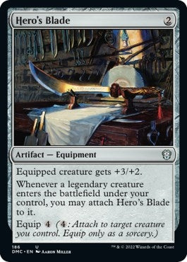 Image for Hero's Blade (186) (Dominaria United) - Magic: The Gathering