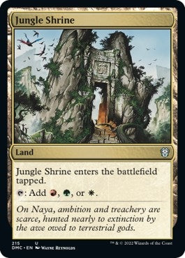 Image for Jungle Shrine (215) (Dominaria United) - Magic: The Gathering