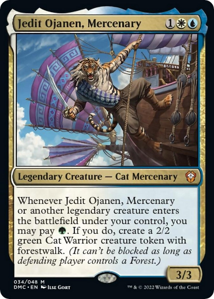 Image for Jedit Ojanen, Mercenary (34) (Dominaria United) - Magic: The Gathering