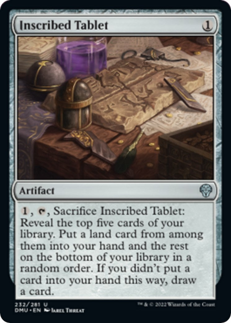 Image for Inscribed Tablet (232) (Dominaria United) - Magic: The Gathering
