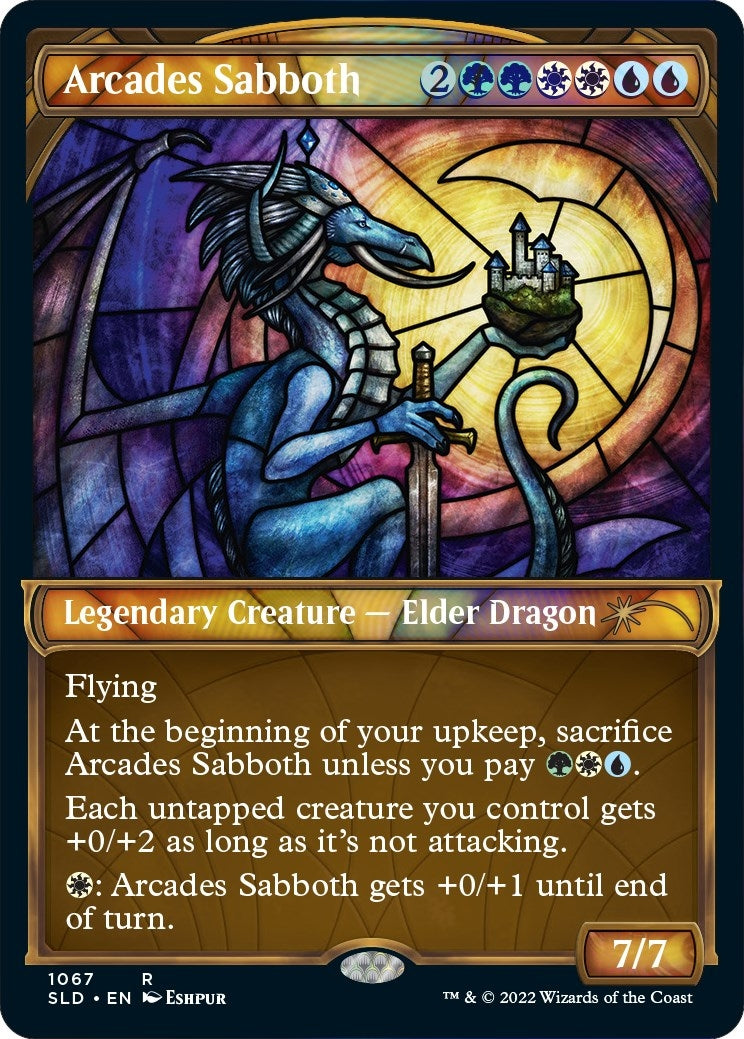 Image for Arcades Sabboth (Stained Glass) (Textured Foil) (1067) (Secret Lair Drop Series) - Magic: The Gathering