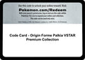 Image for Code Card - Origin Forme Palkia VSTAR Premium Collection (SWSH11) - Pokemon