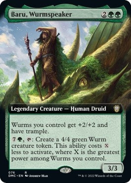 Image for Baru, Wurmspeaker (Extended Art) (76) (Dominaria United) - Magic: The Gathering