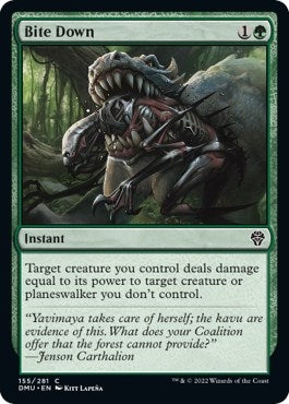 Image for Bite Down (155) (Dominaria United) - Magic: The Gathering