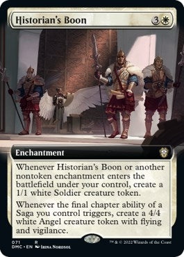 Image for Historian's Boon (Extended Art) (71) (Dominaria United) - Magic: The Gathering