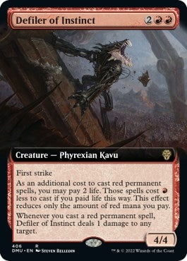 Image for Defiler of Instinct (Extended Art) (406) (Dominaria United) - Magic: The Gathering