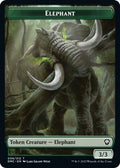 Image for Elephant // Treasure Double-Sided Token (9 // 24) (Dominaria United) - Magic: The Gathering