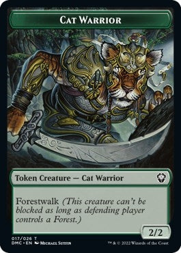 Image for Cat Warrior Token (17) (Dominaria United) - Magic: The Gathering