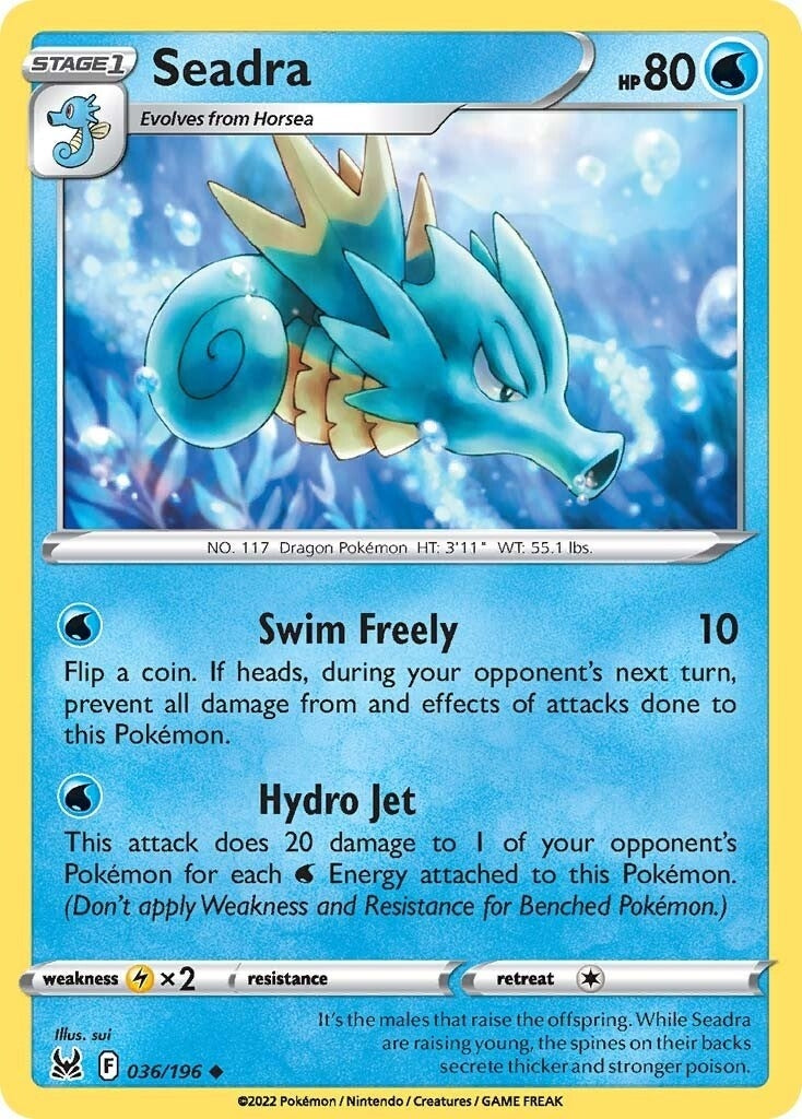 Image for Seadra (036/196) (SWSH11) - Pokemon