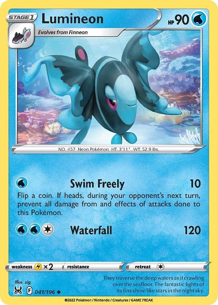 Image for Lumineon (041/196) (SWSH11) - Pokemon