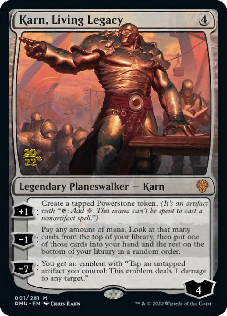 Image for Karn, Living Legacy (1) (Prerelease Cards) - Magic: The Gathering
