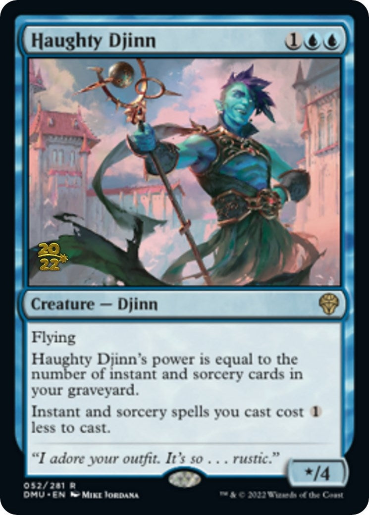 Image for Haughty Djinn (52) (Prerelease Cards) - Magic: The Gathering