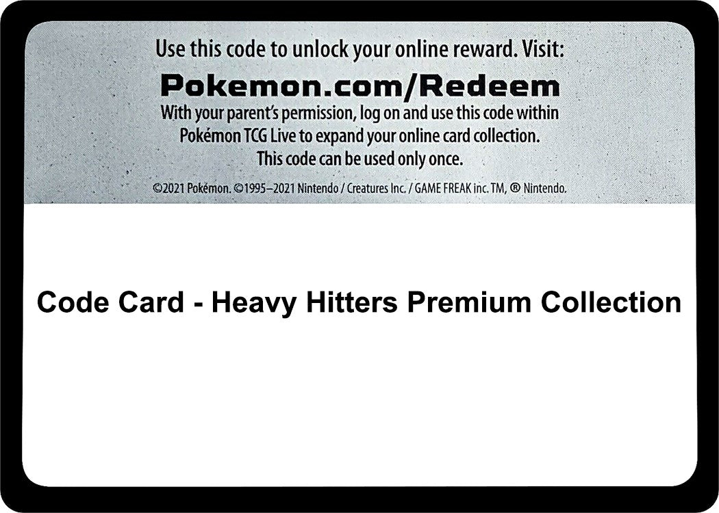 Image for Code Card - Heavy Hitters Premium Collection (SWSH10) - Pokemon